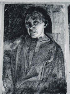 021. Idős néni portréja / Portrait about an old lady                             
